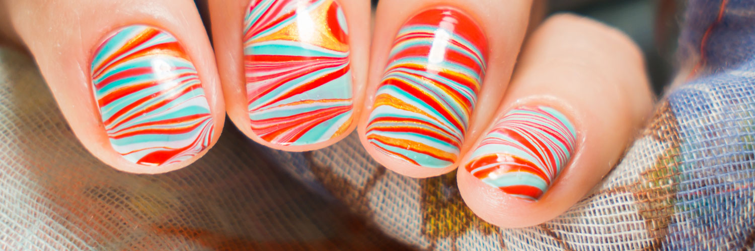 nail polish design with water step by step download