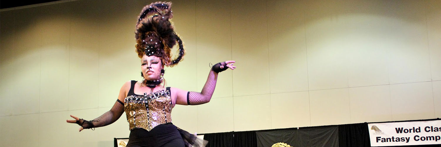 Hair model at Proud Lady Beauty Show