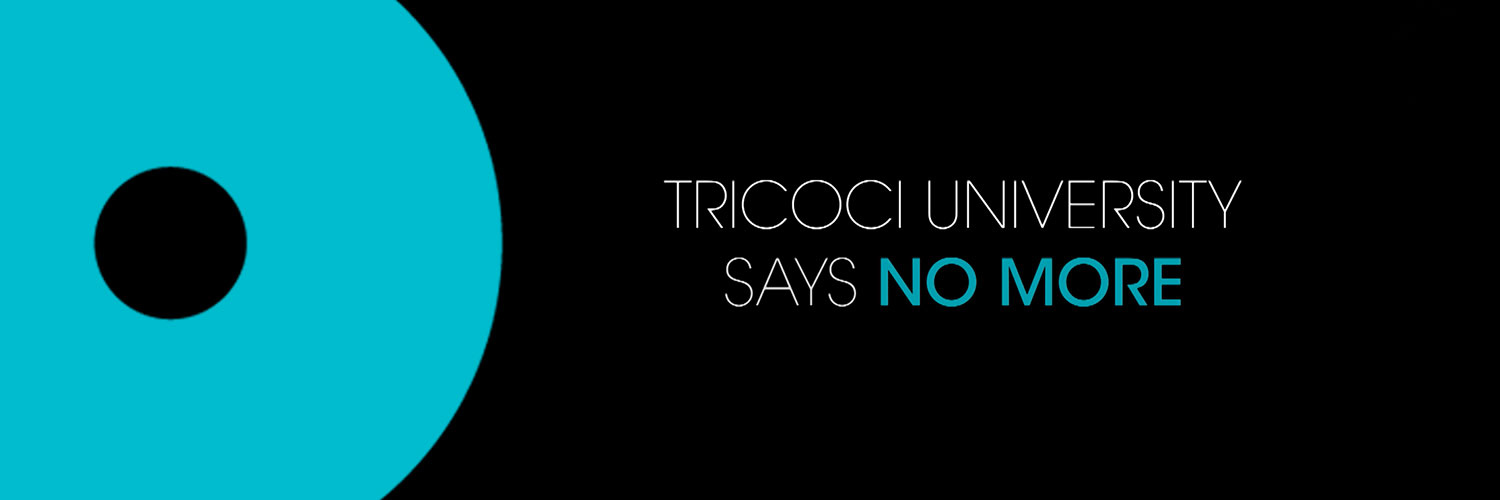 Tricoci University's NO MORE banner