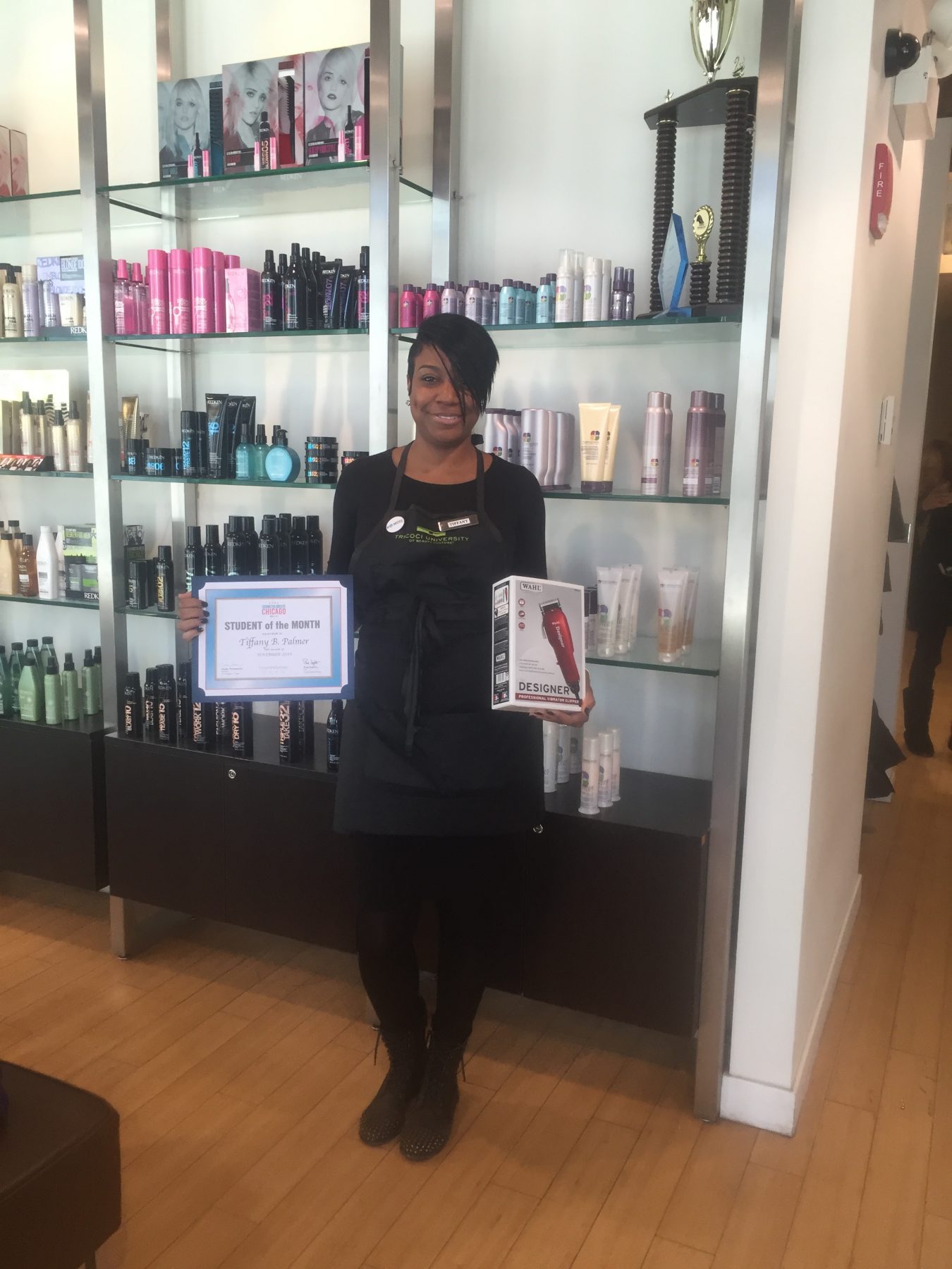 Cosmetology Chicago's student of the month