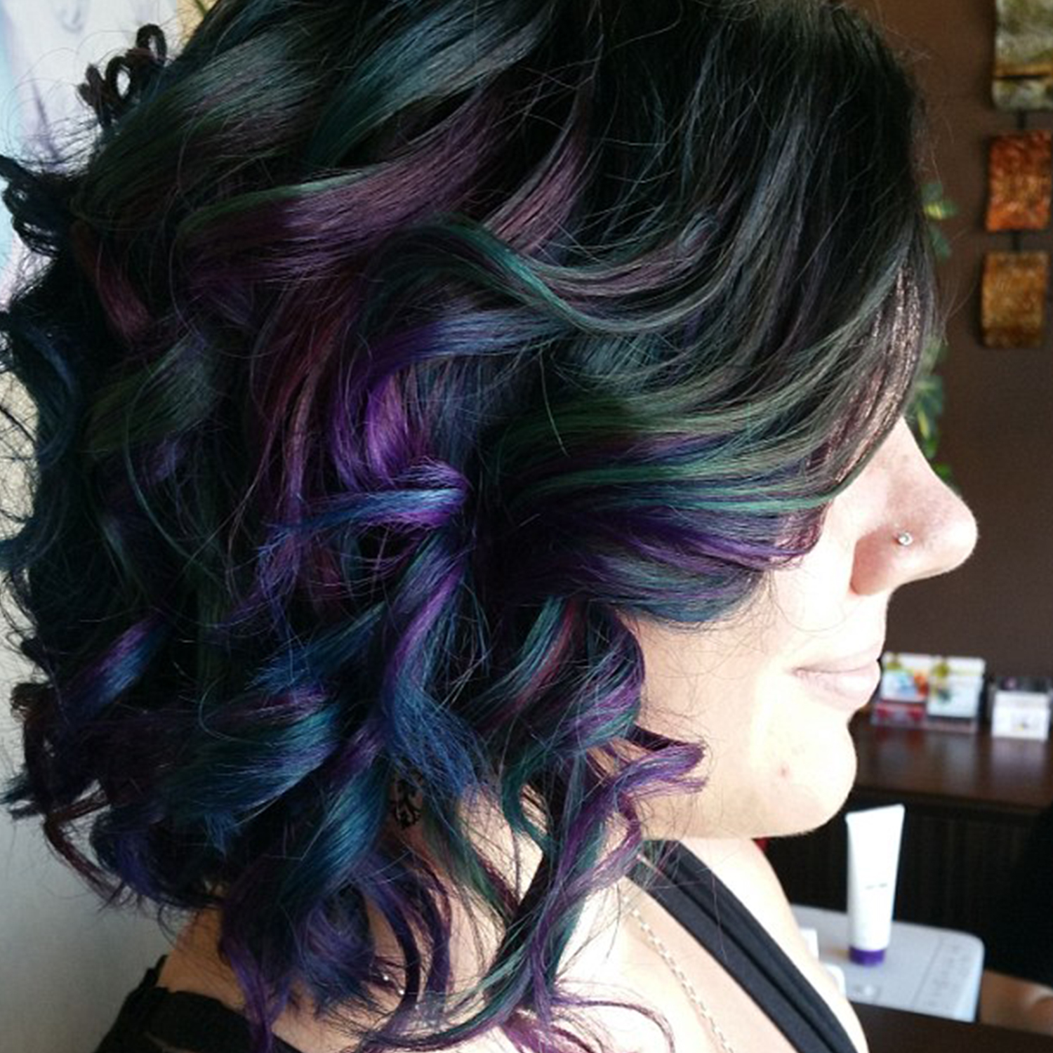 How to Create Oil Slick Hair - Oil Slick Hair Color DIY