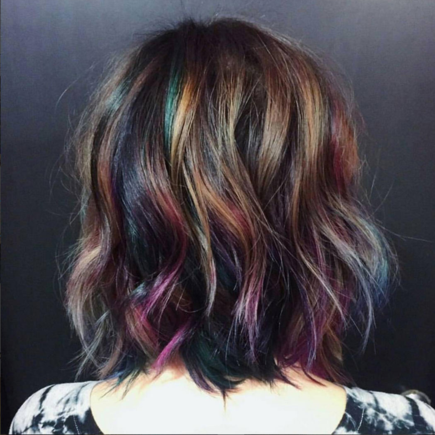 How to Create Oil Slick Hair - Oil Slick Hair Color DIY