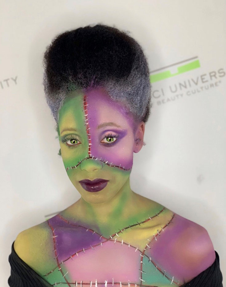 Bride of Frankenstein Makeup - Halloween Tutorial