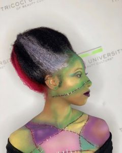 Bride of Frankenstein Makeup